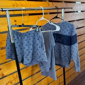 PINK Jogger/Short Lounge Set